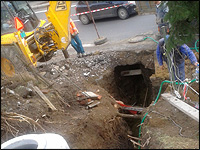 Vybudovanie novej kanalizačnej prípojky pre ZŠ E. M. Šoltésovej