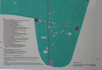 Informačná tabuľa na starom cintoríne – významné hroby a hrobky