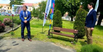 Slávnostné odhalenie lavičky Andreja Sládkoviča v Krupine a náučný chodník Po stopách Sládkoviča