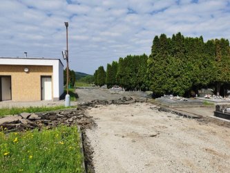 Mesto Krupina začalo s rekonštrukciou Nového cintorína