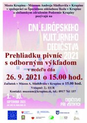 Kultúrne a spoločenské podujatia v meste Krupina