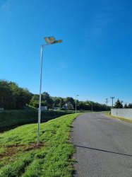 Verejné osvetlenie na Priemyselnej ulici