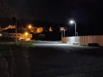 Verejné osvetlenie na Priemyselnej ulici