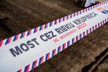 Slávnostné otvorenie mosta cez Krupinicu