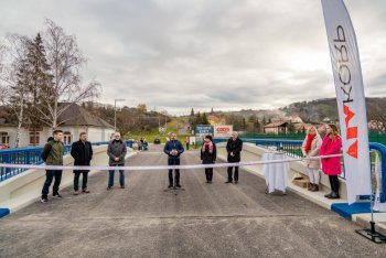 Slávnostné otvorenie mosta cez Krupinicu