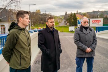 Slávnostné otvorenie mosta cez Krupinicu