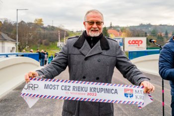 Slávnostné otvorenie mosta cez Krupinicu