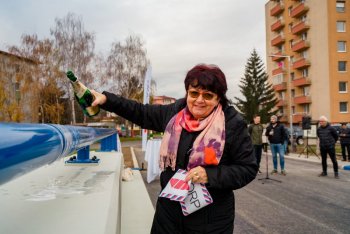Slávnostné otvorenie mosta cez Krupinicu