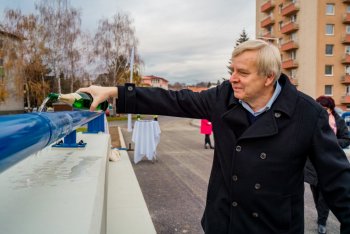 Slávnostné otvorenie mosta cez Krupinicu
