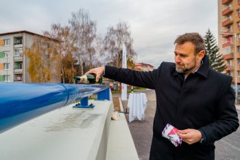 Slávnostné otvorenie mosta cez Krupinicu
