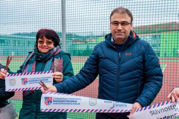 Slávnostné otvorenie zrekonštruovaných atletických zariadení v areáli základných škôl v Krupine