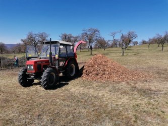 Úprava mestského sadu na Papuľke po zimnom období