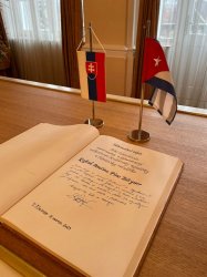 Prijatie Veľvyslanca Kubánskej republiky Prijatie Veľvyslanca Kubánskej republiky
