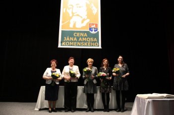 Cena Jána Amosa Komenského tretíkrát odovzdaná krupinským učiteľom