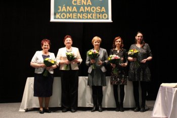 Cena Jána Amosa Komenského tretíkrát odovzdaná krupinským učiteľom