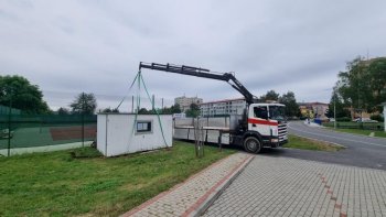 Kontajnerové zázemie pre tenis