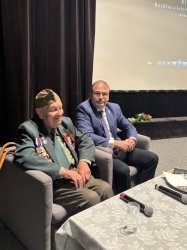 Beseda s vojnovým veteránom Kpt. v.v. Vladimírom Strmeňom Beseda s vojnovým veteránom Kpt. v.v. Vladimírom Strmeňom