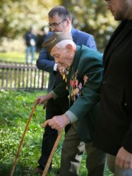 Beseda s vojnovým veteránom Kpt. v.v. Vladimírom Strmeňom Beseda s vojnovým veteránom Kpt. v.v. Vladimírom Strmeňom