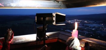 Svetelný signál znova nad Krupinou