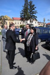 Srbská delegácia na návšteve v Krupine Srbská delegácia na návšteve v Krupine