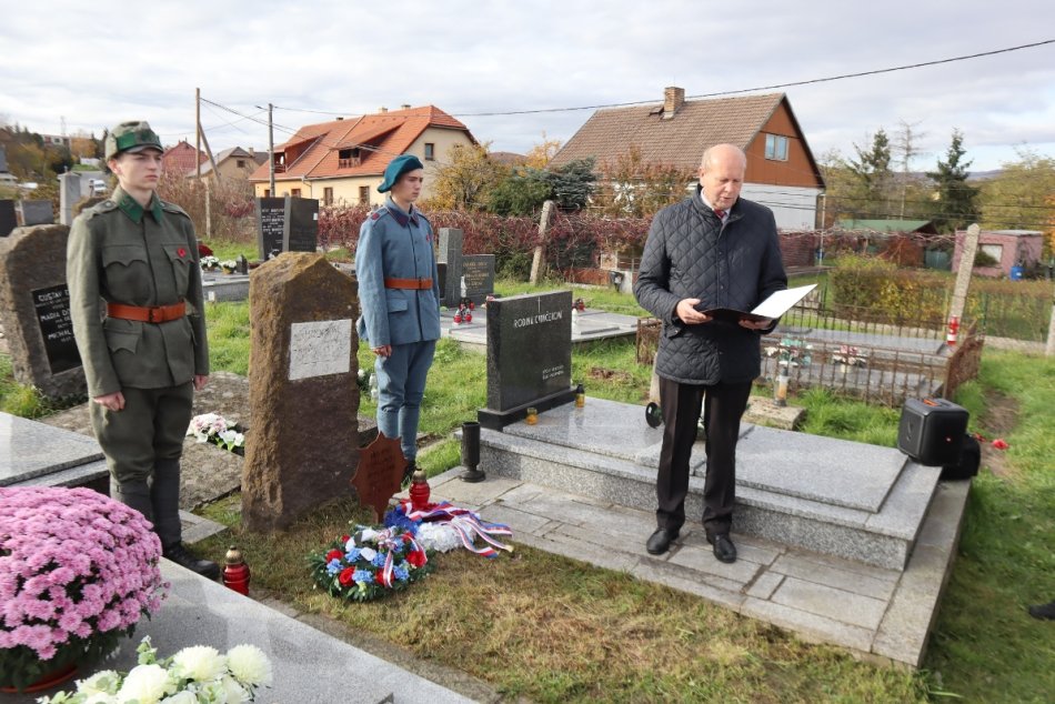 Spomienka na padlých pri obrane Československa v roku 1919