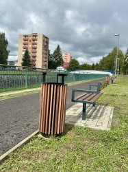 Krupina zveľaďuje verejné priestranstvá pri tenisovom ihrisku