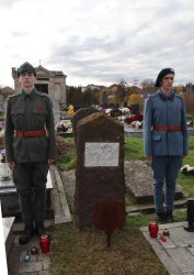 Spomienka na padlých pri obrane Československa v roku 1919