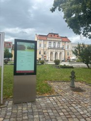 Informačný kiosk - elektronická úradná tabuľa mesta Krupina