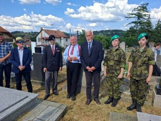 Spomienka na padlých pri obrane Československa v roku 1919 a na vojnu