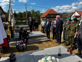 Spomienka na padlých pri obrane Československa v roku 1919 a na vojnu