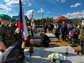 Spomienka na padlých pri obrane Československa v roku 1919 a na vojnu