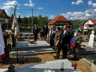 Spomienka na padlých pri obrane Československa v roku 1919 a na vojnu