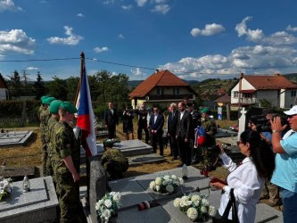 Spomienka na padlých pri obrane Československa v roku 1919 a na vojnu