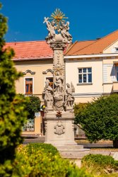 Obnova Trojičného stĺpu v Krupine vďaka podpore Ministerstva kultúry SR